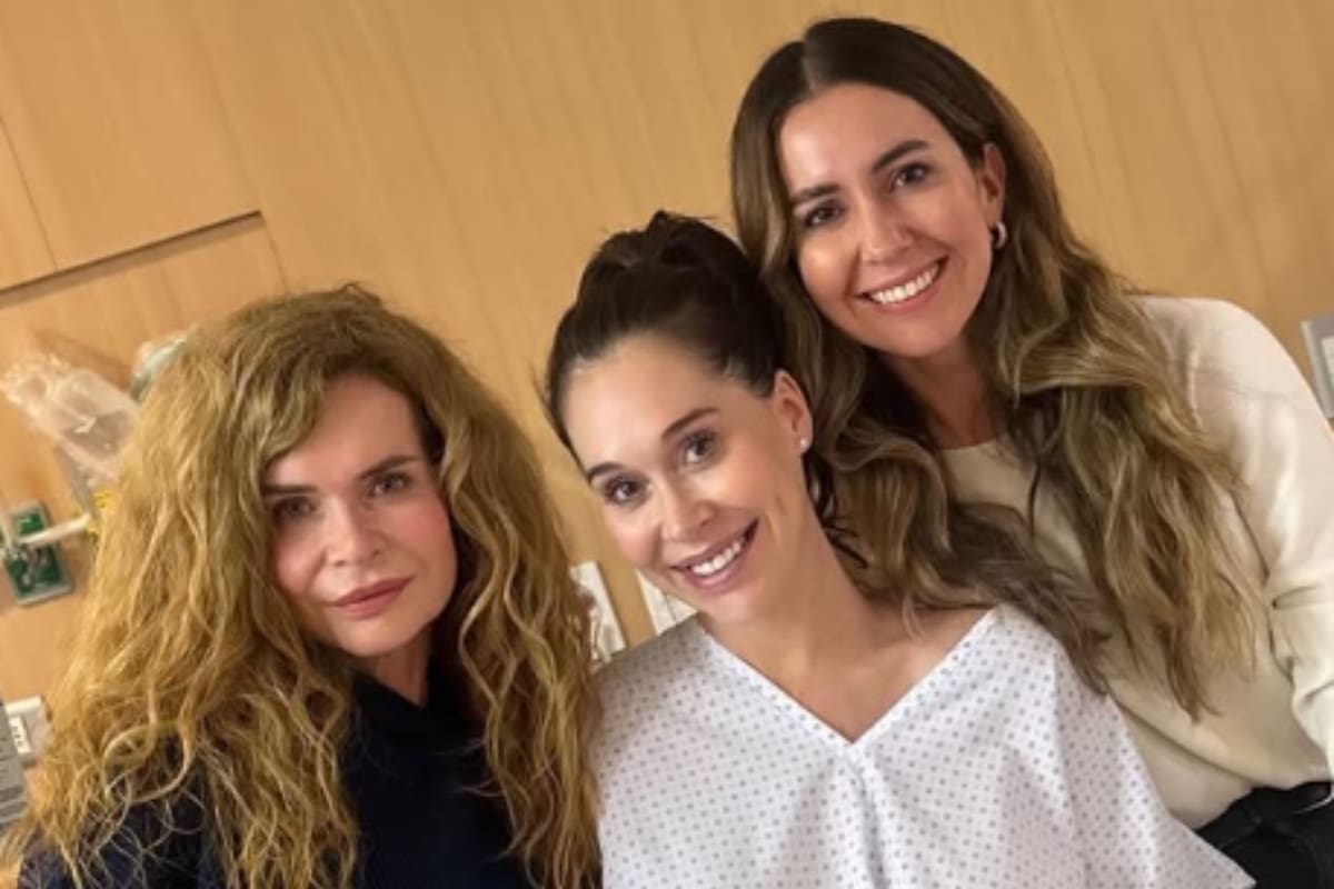 vivió un parto acompañada de su familia.