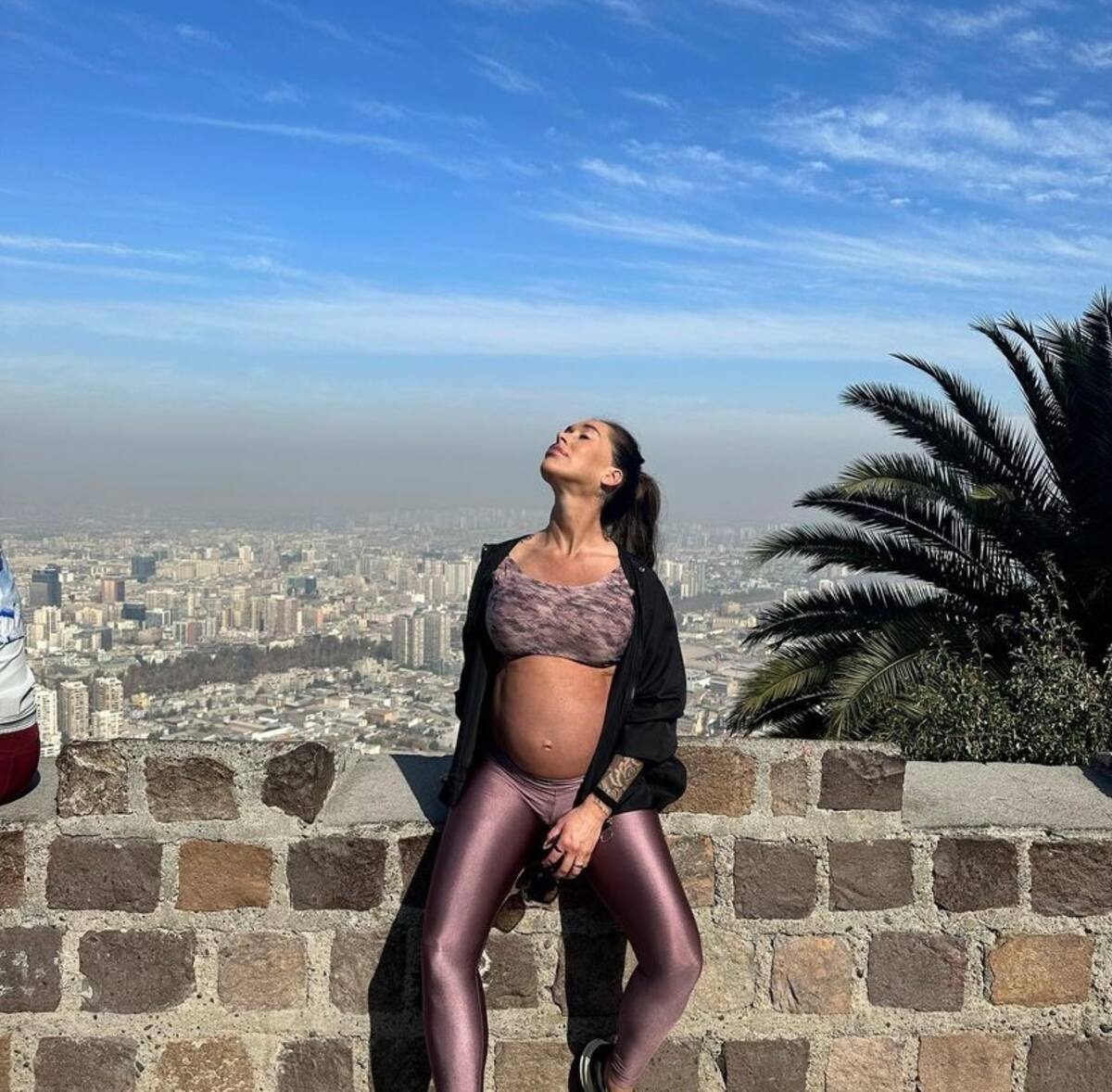 Vale Roth en el cerro San Cristóbal / Instagram