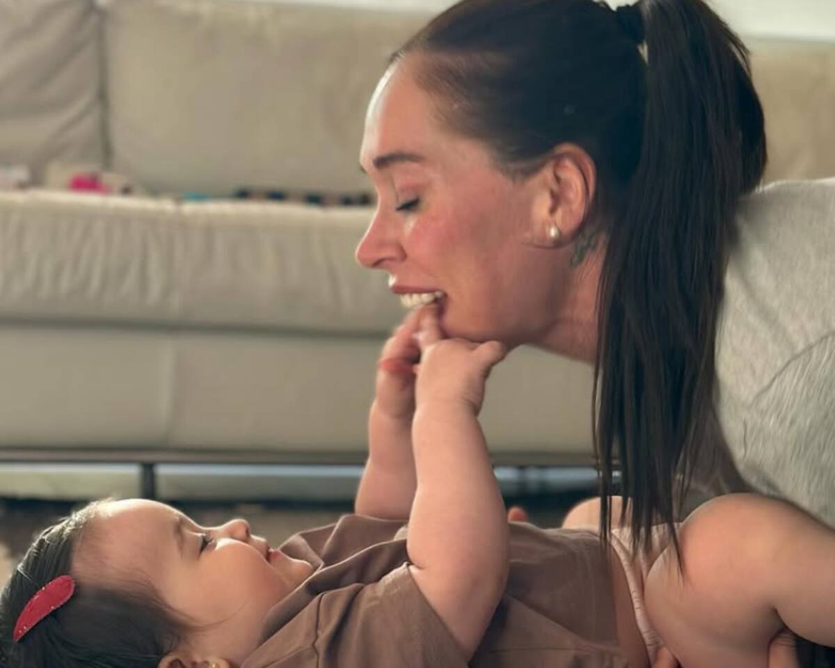 y su pequeña hija, Antonia.