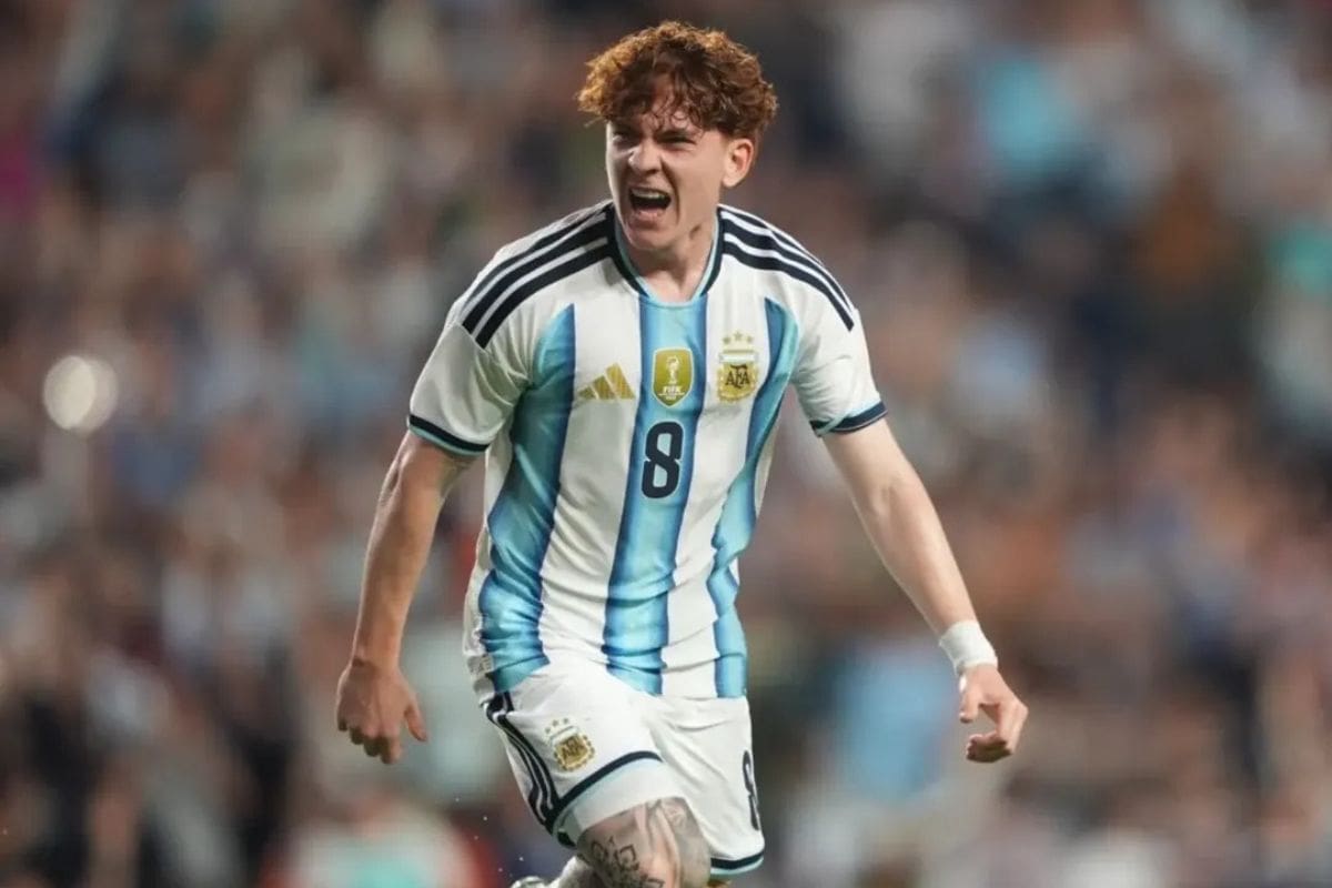 Autor del primer gol de Argentina sobre Islandia. Foto: @argentina en Instagram.