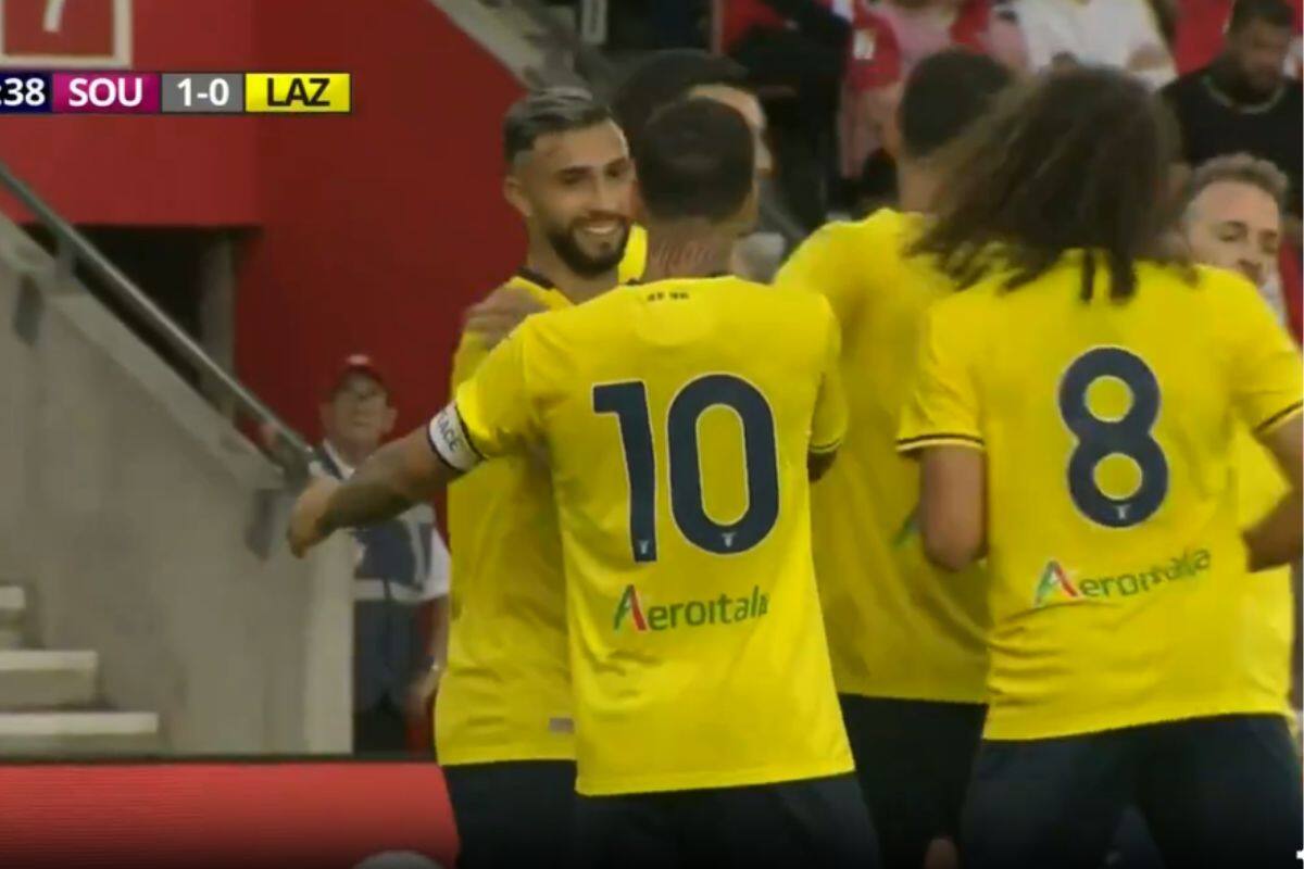 marcó un golazo en el amistoso Southampton vs Lazio.