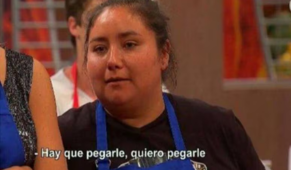 Valentina Ramos y su meme por el que se hizo viral.