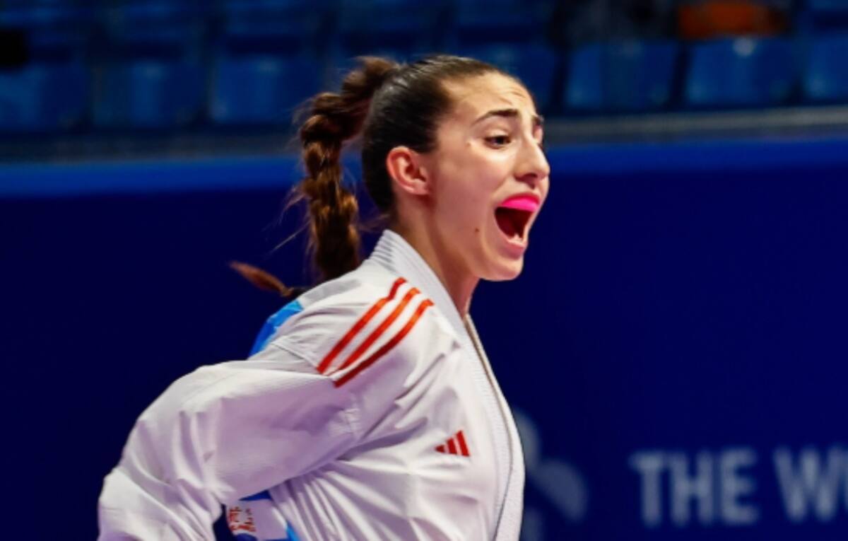 . La karateca sumó una nueva alegría en su carrera.