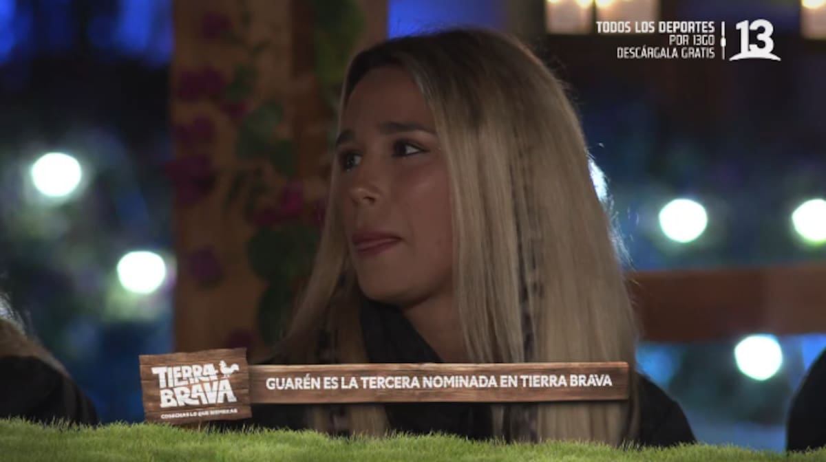 Valentina Torres, Guarén, es la nueva nominada. Foto: Canal 13.
