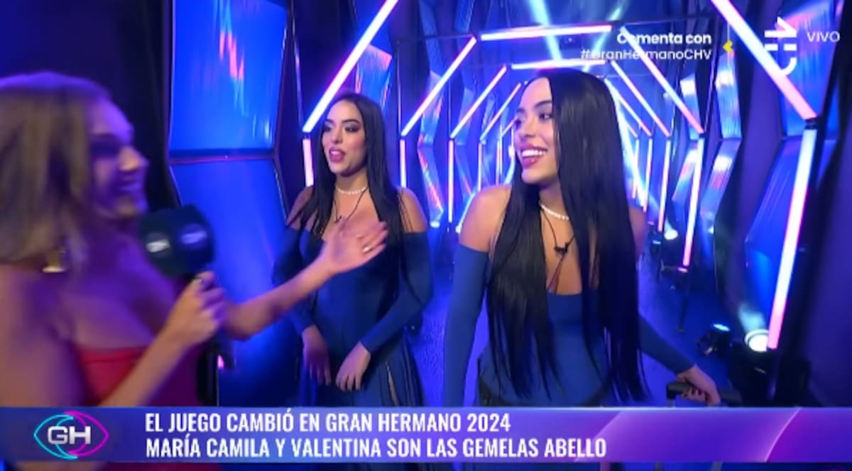 Valentina y María Camila Abello son gemelas idénticas.