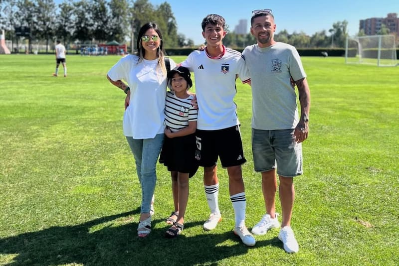 El hijo de Ramón Fernández está dando que hablar en Colo Colo Sub 16. Foto: Instagram Ramón Fernández.