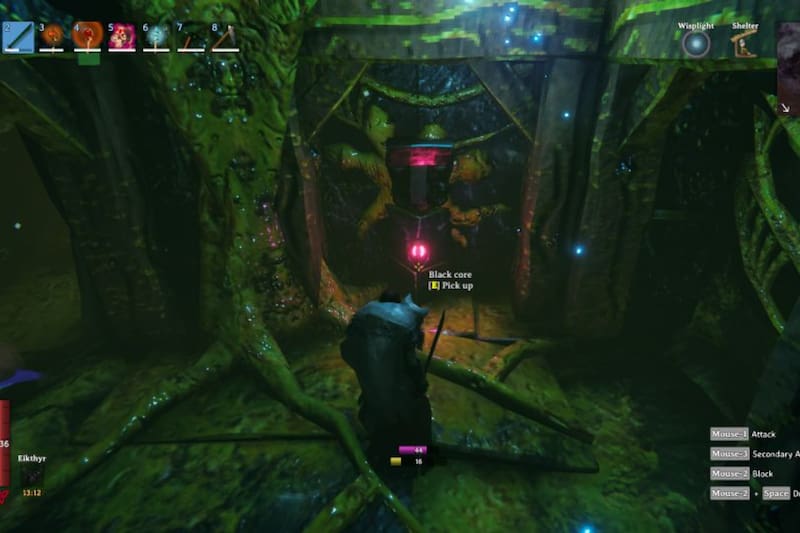 El núcleo negro es muy difícil de conseguir, por lo que deberás prepararte adecuadamente. Créditos: Valheim