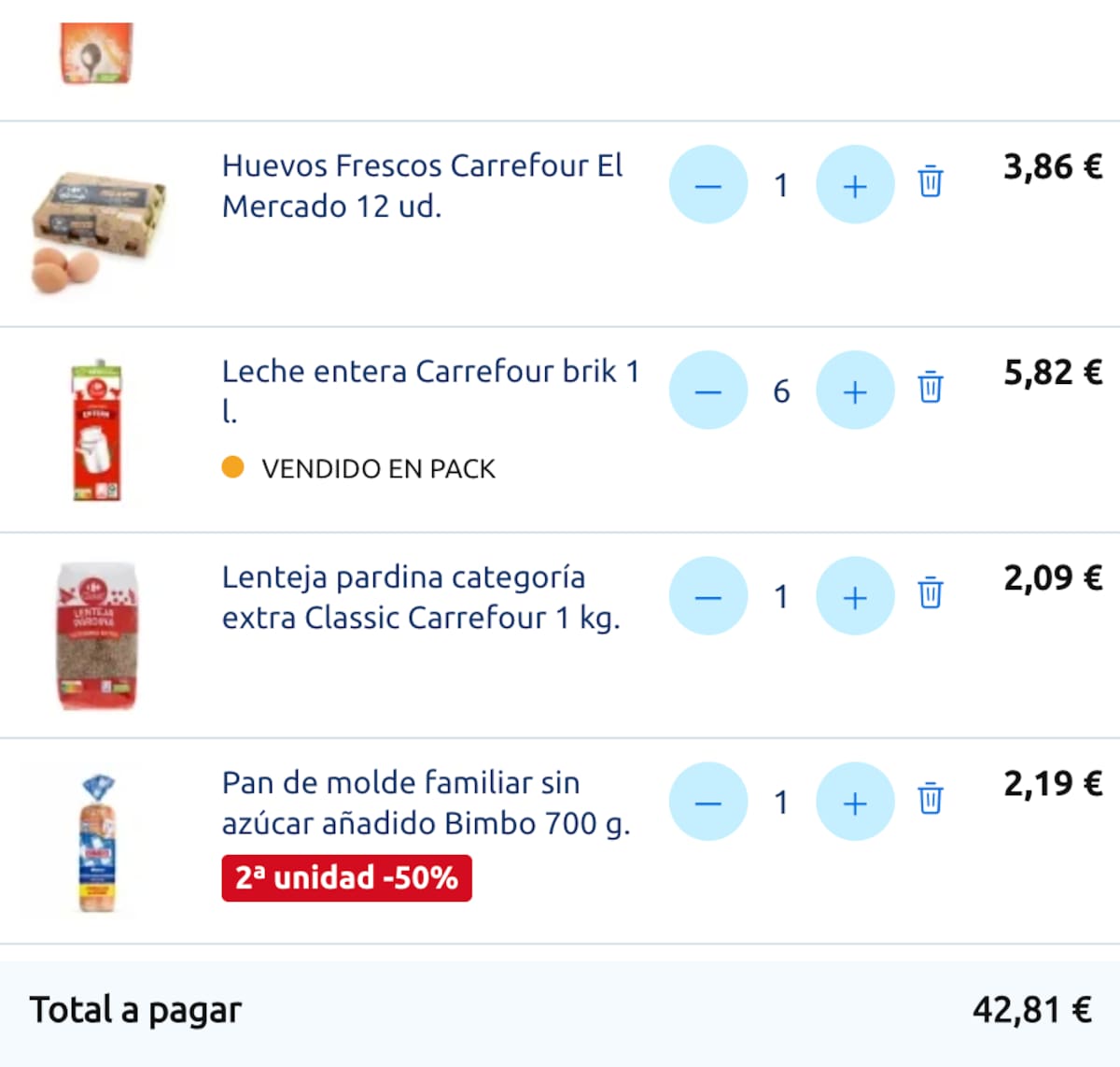 Haciendo la conversión, en pesos chilenos, el costo de la compra fue de poco más de $45.000.