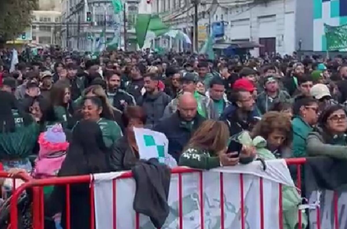 VIDEO | Llegaron en masa: el tremendo apoyo que le dieron a Wanderers en Valparaíso por la final de la Libertadores Sub 20
