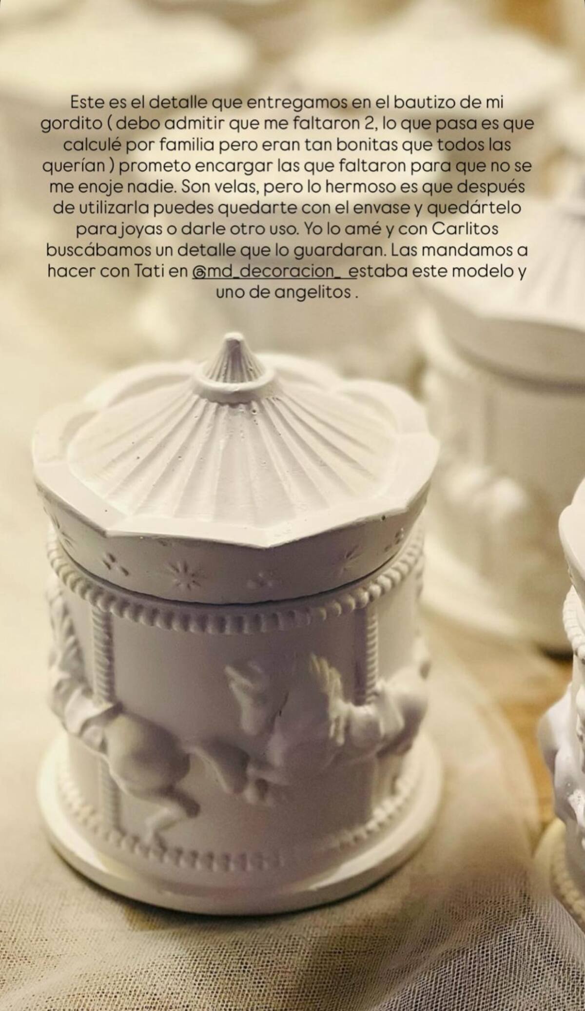 Vanesa Borghi compartió por redes fotos del evento familiar.