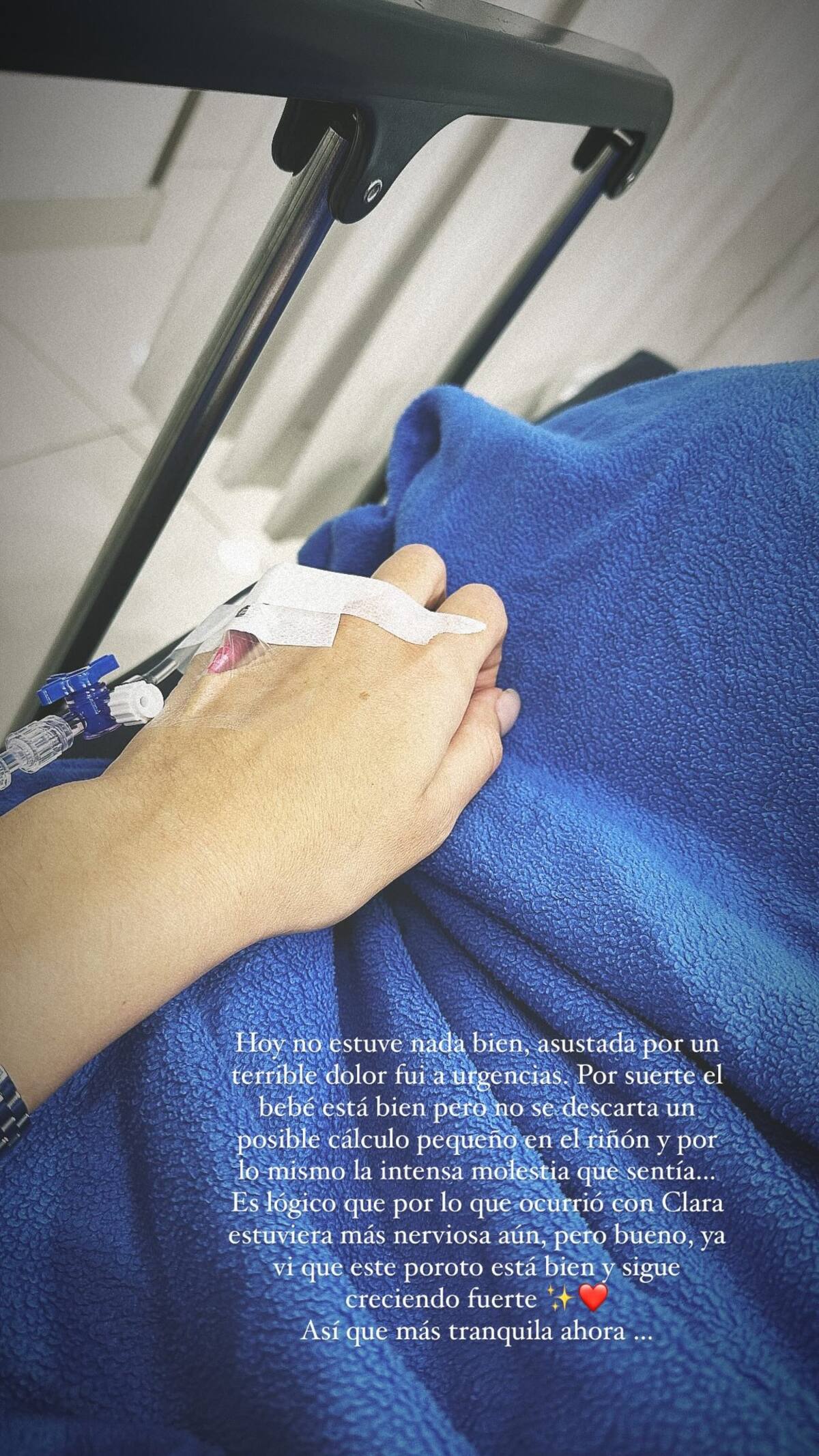 actualizó su estado de salud desde el hospital.