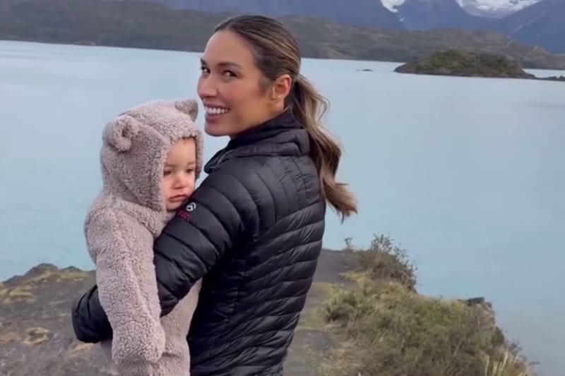 La modelo prepara su vida en el sur de Chile. Créditos.@vanesaborghi.