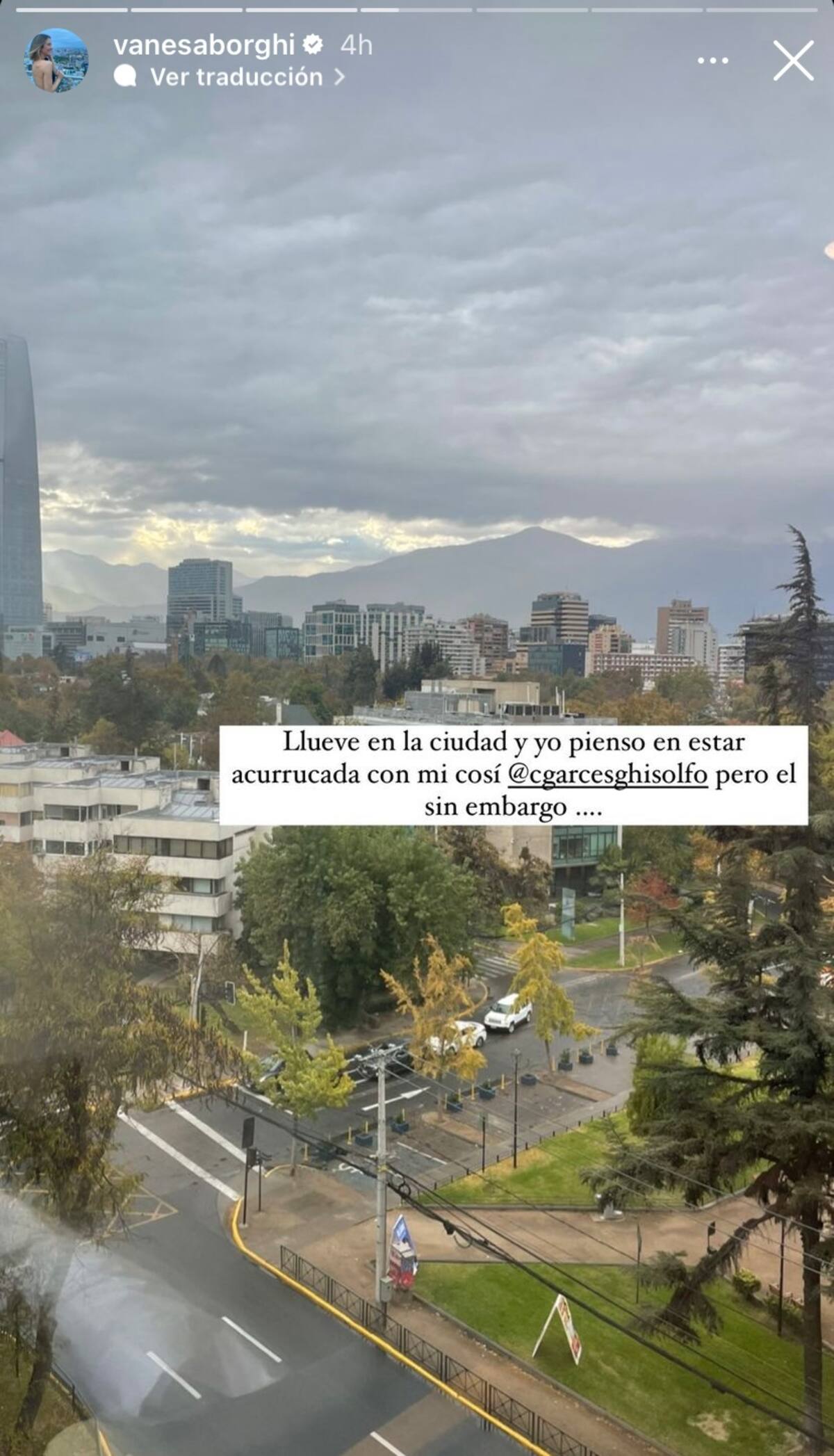 Un mensaje dedicado a Carlos Garcés / Instagram