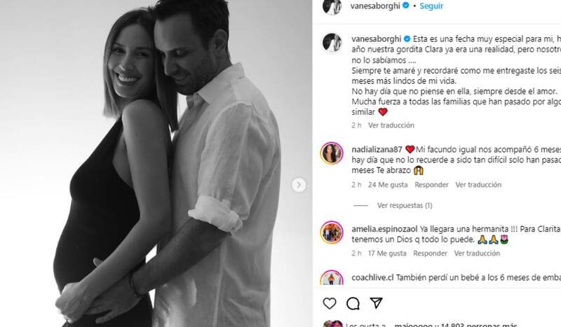 La sentida reflexión de la modelo en su Instagram.