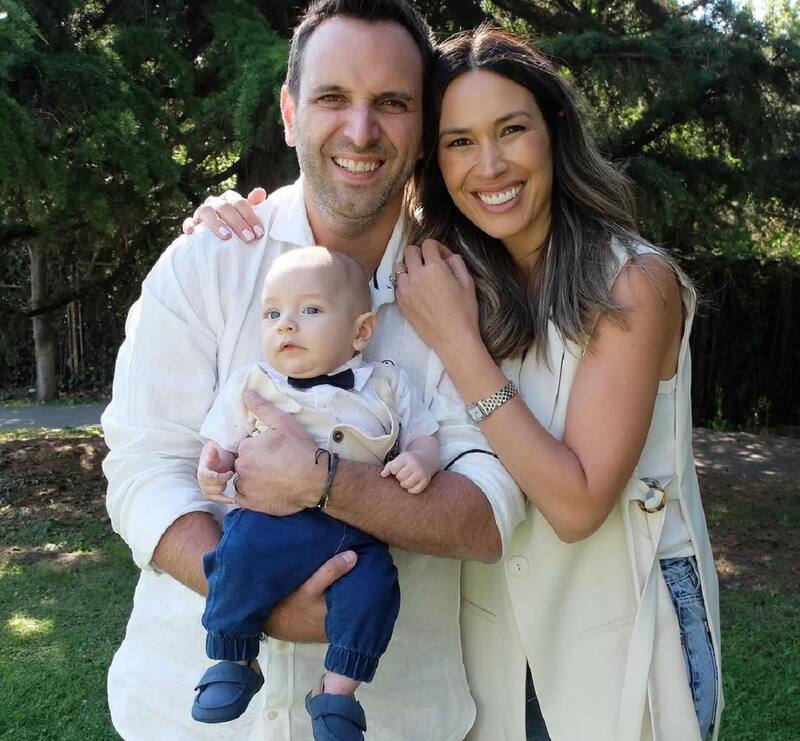 Tras sufrir la pérdida de Clara, la pareja dio la bienvenida a Teo hace 5 meses. Créditos: Instagram