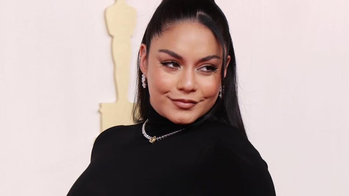 Vanessa Hudgens reveló su embarazo en la Alfombra Roja de los Premios Oscar 2024