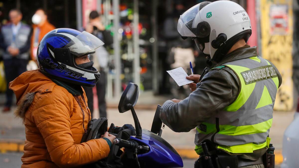 Multas de hasta $205.000 a motociclistas que infrinjan estas normas de la Ley del Tránsito