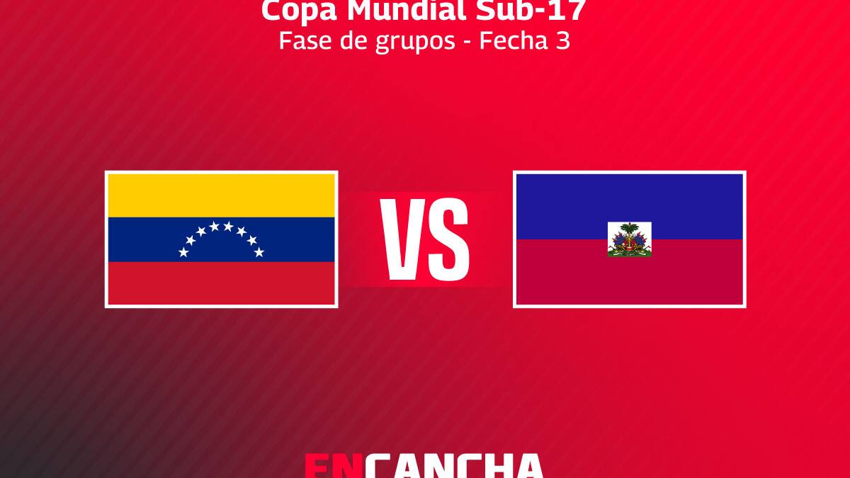 MARCADOR FINAL | Venezuela 4 - Haití 2 por Mundial Sub 17