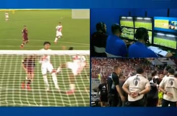 “Ojalá tengan valor estos árbitros chilenos”: el enojo de la TV peruana con el VAR por gol anulado a Perú