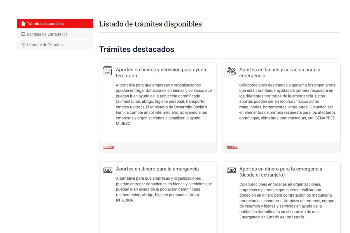 Así se ve la nueva plataforma del Estado.