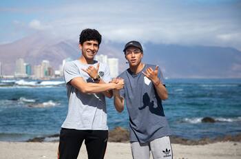 Joaquín Soto y Lucas Vergara se instalaron en lo más alto del Pro Junior del Bellavista Bodyboard Pro 2019