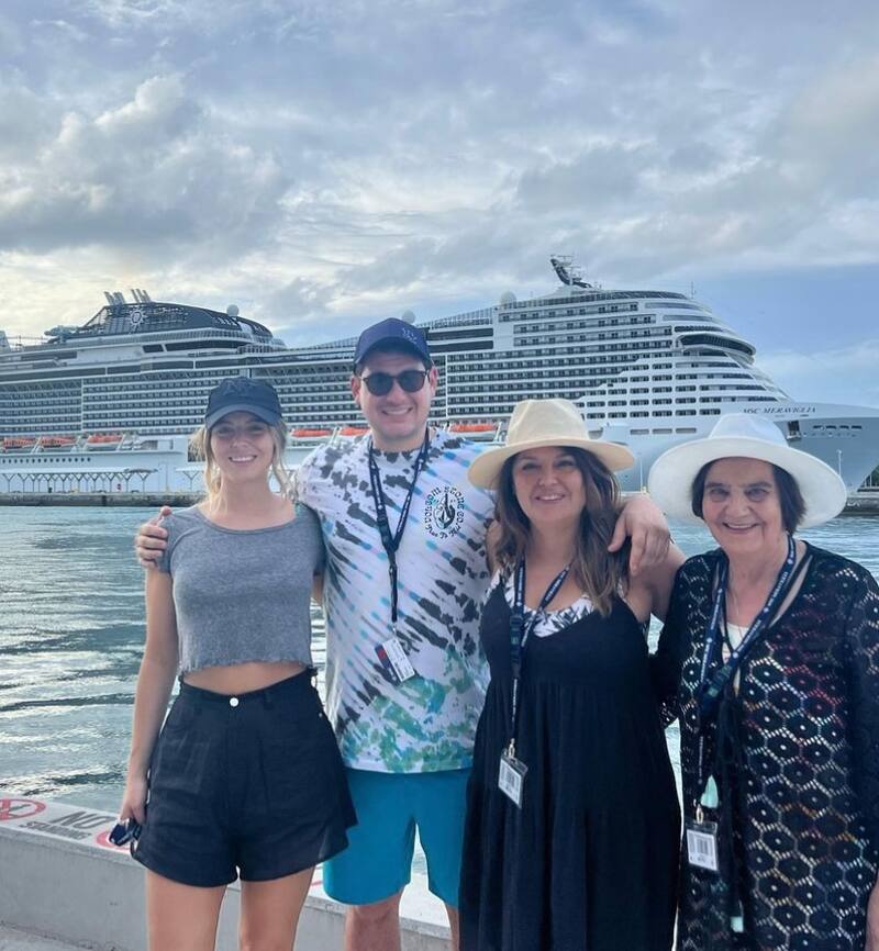 Una de las postales que compartió / Instagram