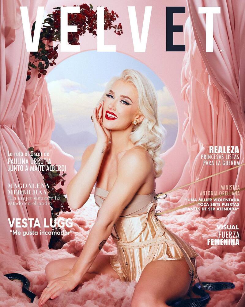 Vesta Lugg fotografiada por Oscar André