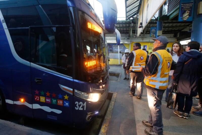Precios de pasajes de bus subirán en los días previos al 18.