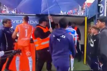 Bernedo se cansó de los insultos y enfrentó a los hinchas de la UC: así fue el momento
