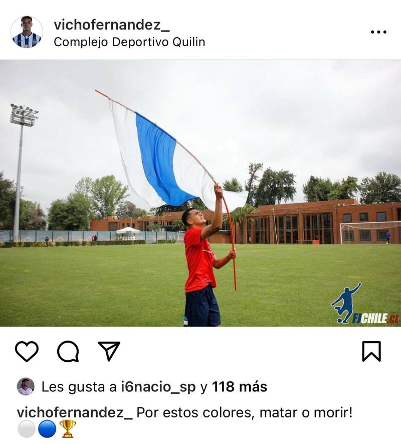 Es fanático de la UC.