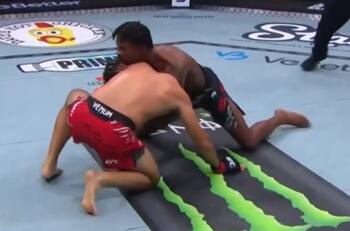 No pudo ser: Vicente Luque fue sometido por Kevin Holland en UFC 316