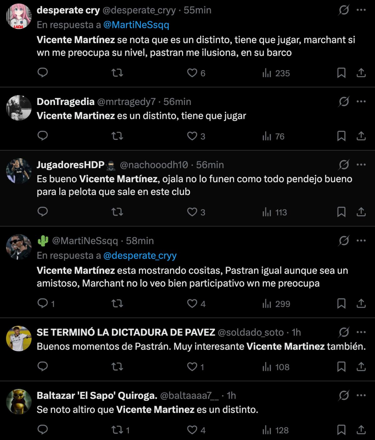 Se llenó de elogios tras su partido en la Noche Alba Solidaria.