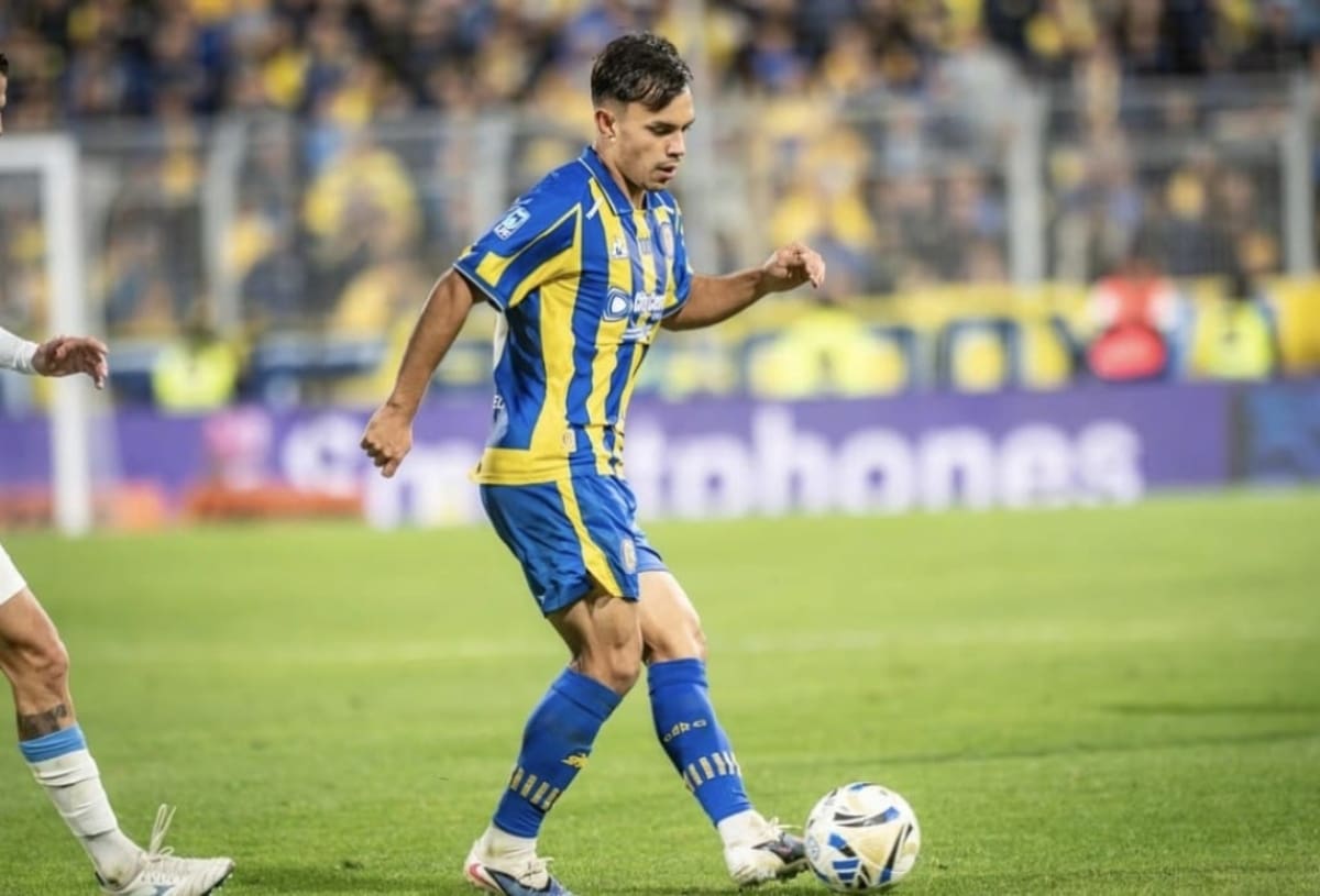 El chileno en Rosario Central. Foto: Rosario Central en Instagram.