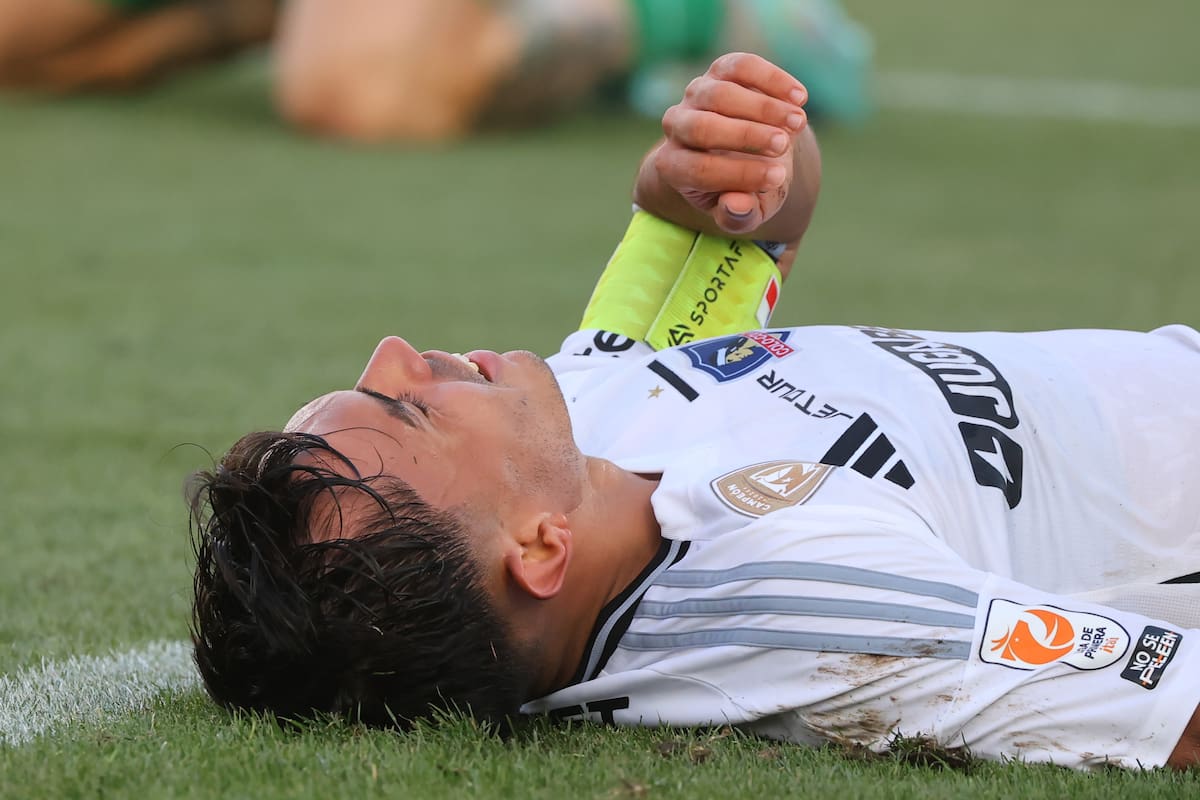 El volante en la caída de Colo Colo. Foto: Agencia Aton.