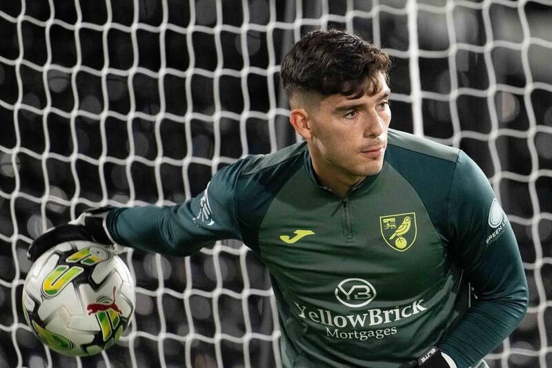 El portero con el Norwich City.