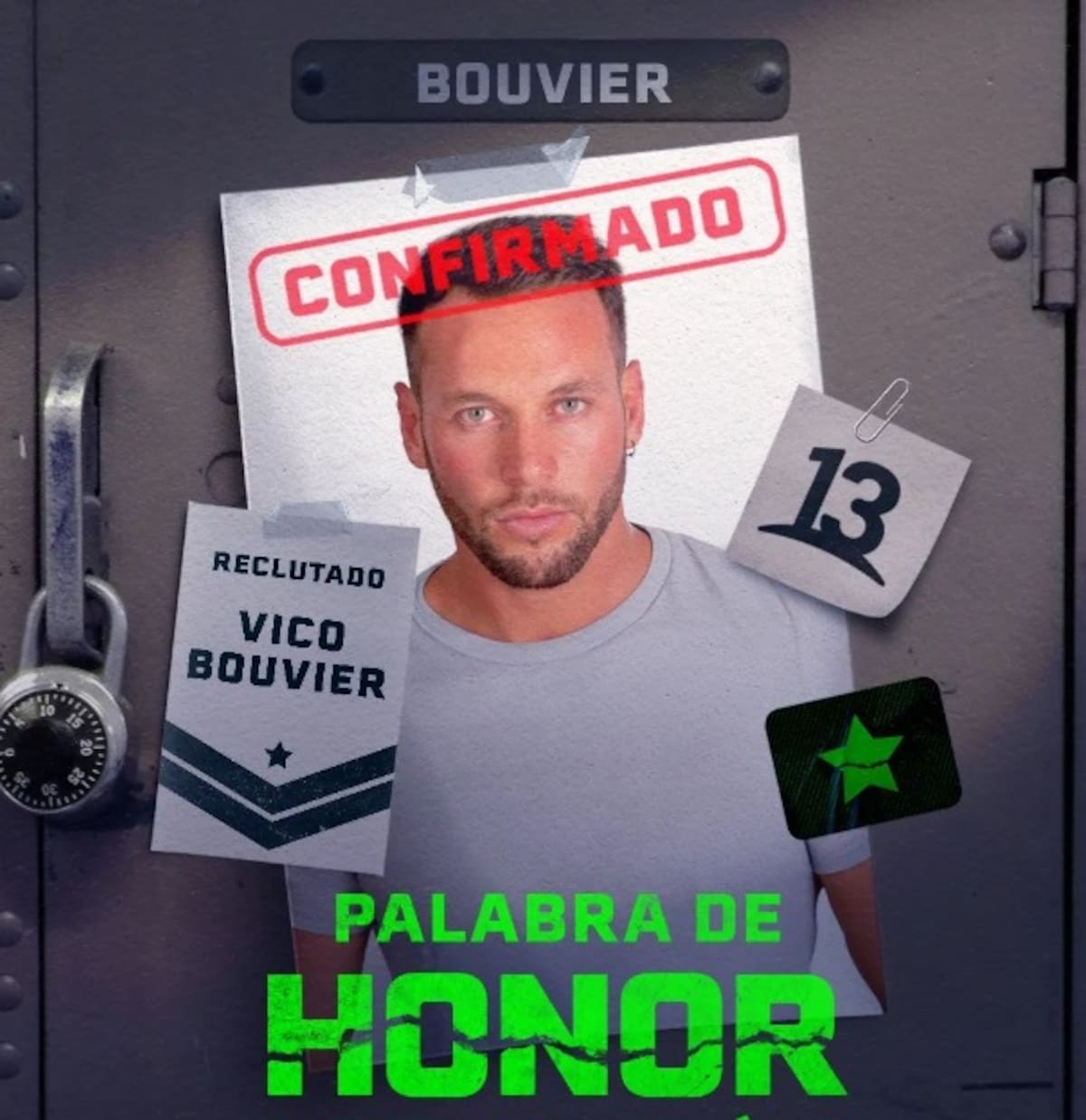 Vico Bouvier se siente preparado para enfrentarse a un formato militar. Créditos: Canal 13