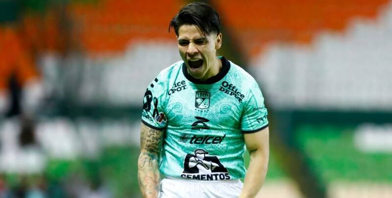 Víctor Dávila, jugador de León FC de México.