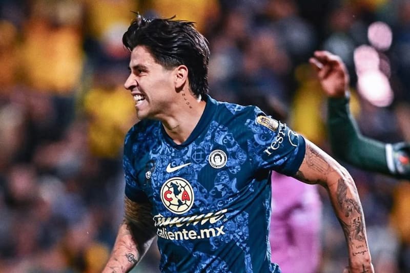 El chileno lleva 13 partidos y cinco goles esta temporada con las Águilas. Foto: Instagram América.