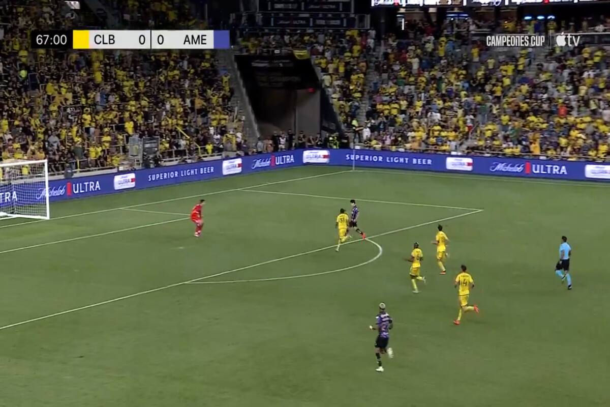 abrió la cuenta para el América en la final de la Leagues Cup.