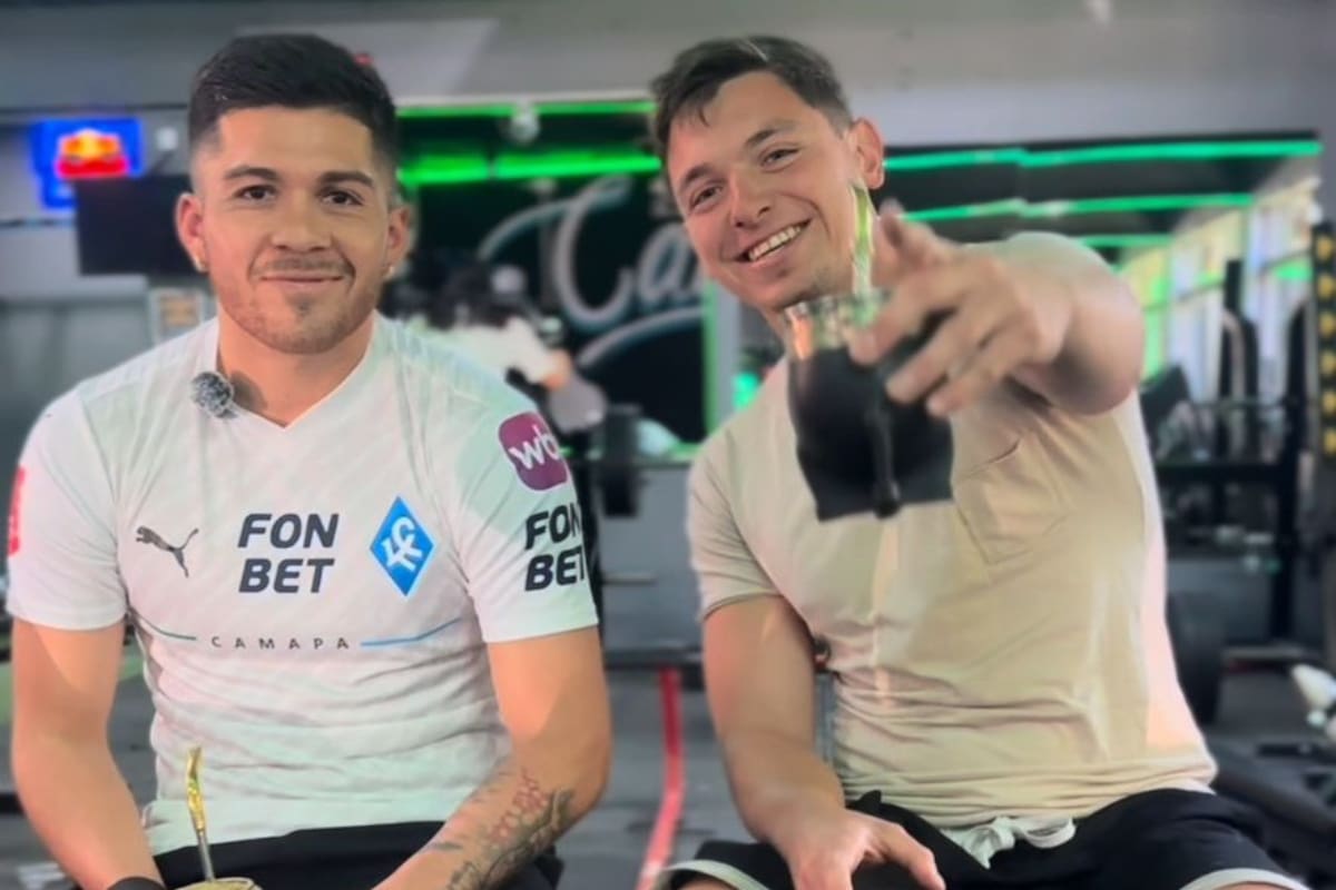 Víctor Felipe Méndez junto a Nicolas Ziegele.