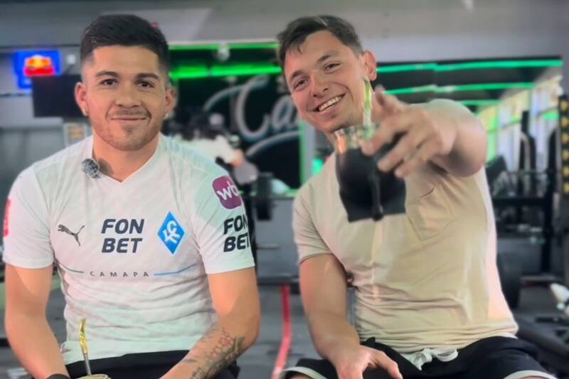 Víctor Felipe Méndez junto a Nicolas Ziegele.