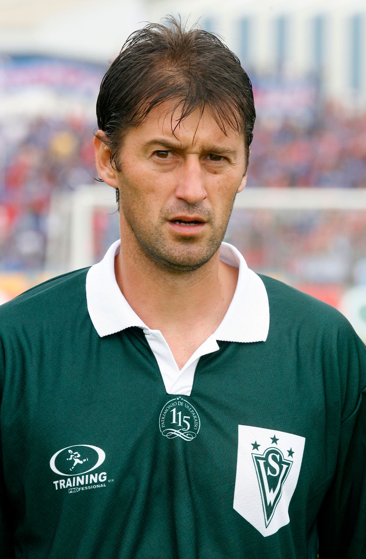 Durante su etapa en Chile, específicamente en Santiago Wanderers. Foto: Photosport.