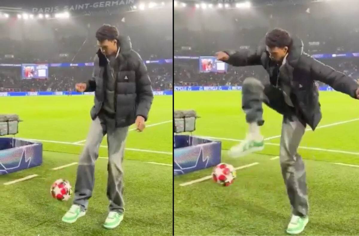 No solo en la NBA: Victor Wembanyama se lució mostrando sus dotes en fútbol