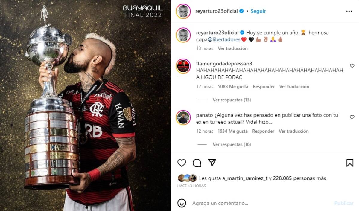 Vidal hizo explotar a los fans del Athletico Paranaense