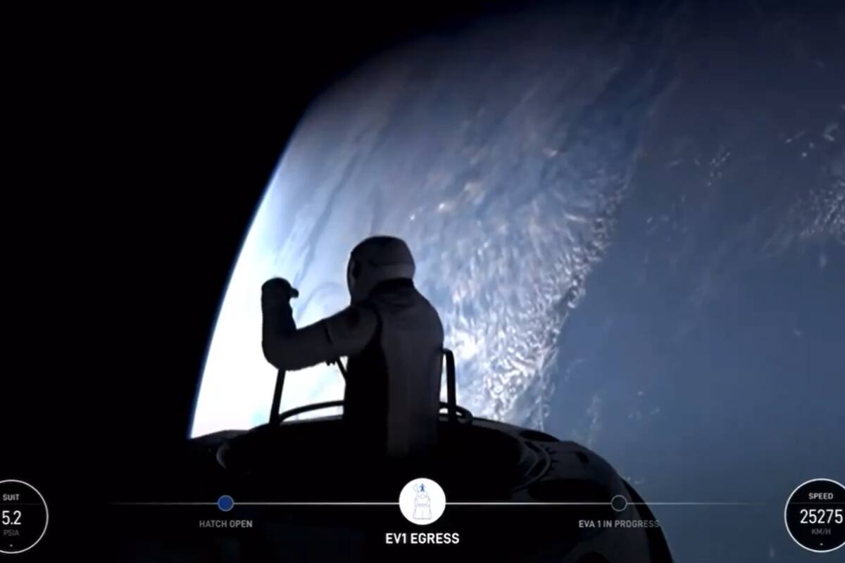 Primera caminata espacial comercial.