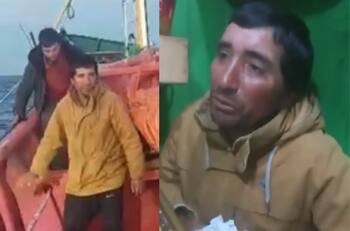 VIDEO | “Cómo iba dejar morir a mi hijo”: El estremecedor relato del pescador rescatado tras 7 días desaparecido