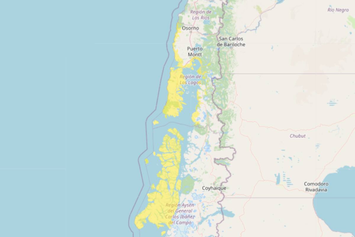 La entidad también emitió una alerta preventiva para ambas regiones entre el sábado y el domingo. Créditos: DMC.