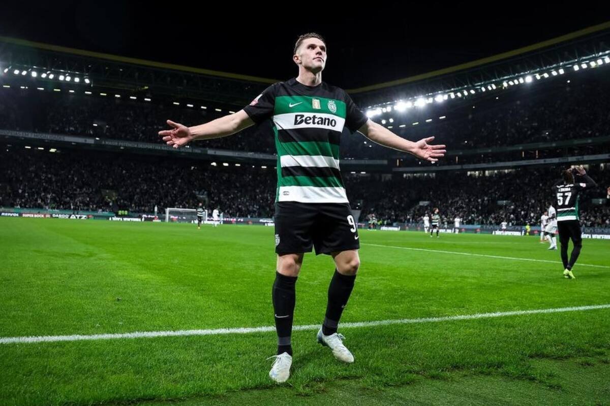 Viktor Gyökeres es el goleador del momento en Europa.