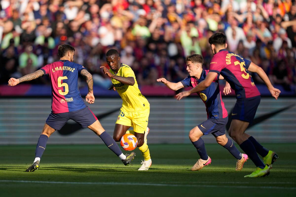 El equipo amarillo venció al Barcelona. Foto: EFE