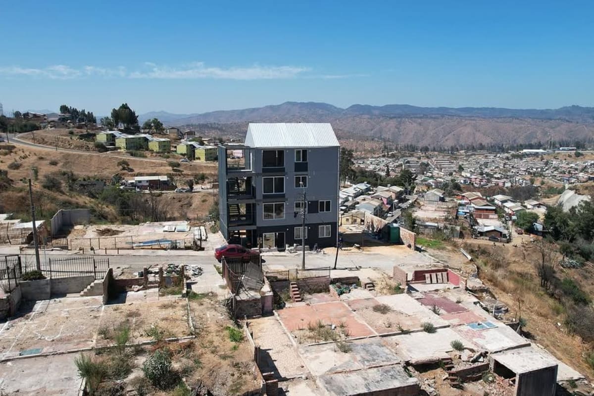 Estos edificios forman parte del plan “Pequeños Condominios”.